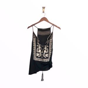 THML Embroidered Tie Font Tank